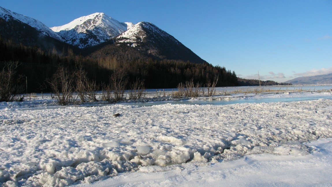 Frozen Turnagain Arm