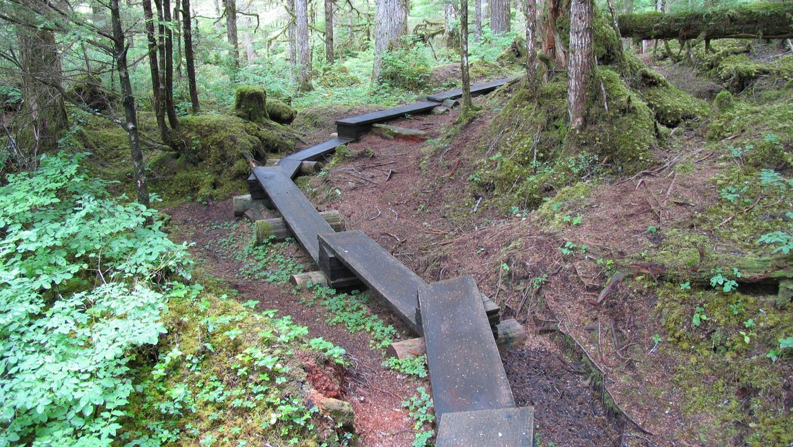 Rainbow Falls trail