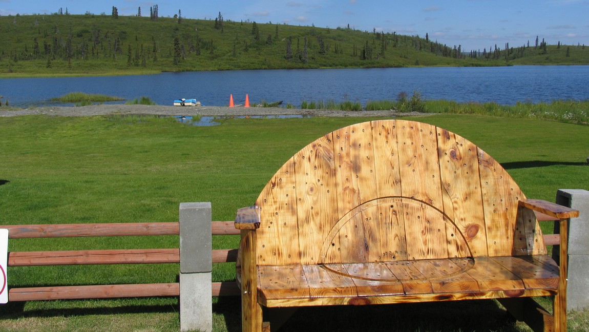 Lake behind the Eureka Lodge