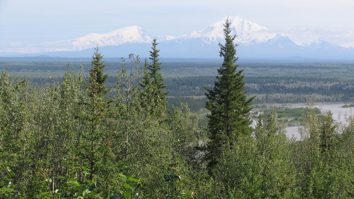 Mount Sanford and Mount Drum