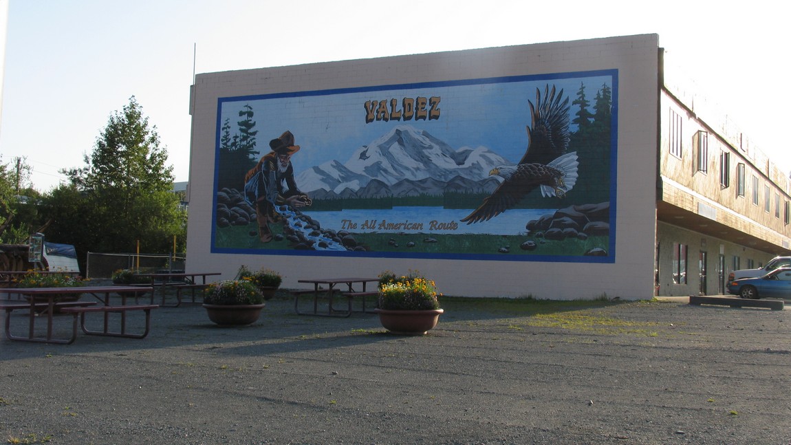 Mural in Valdez
