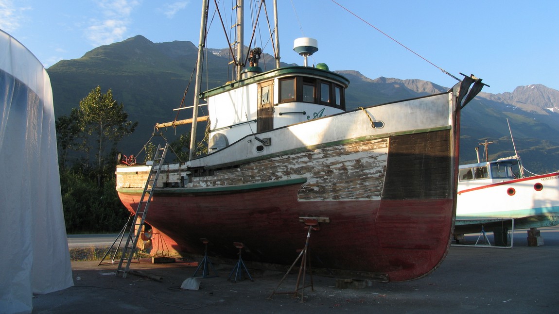 Old fishing boat