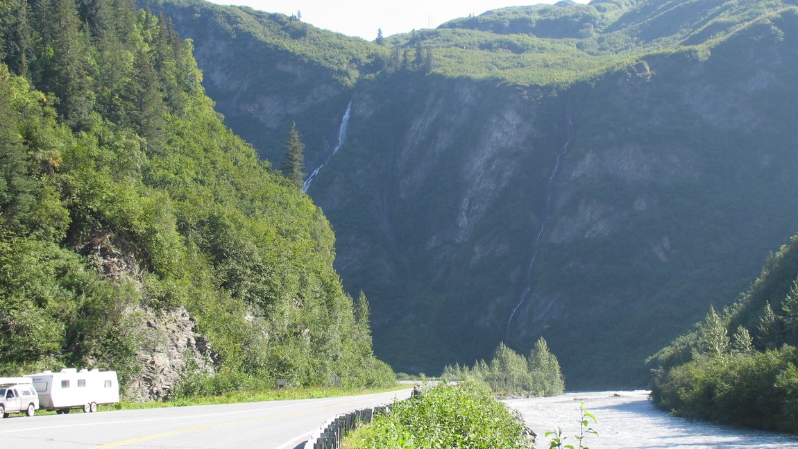 Approaching Keystone Canyon