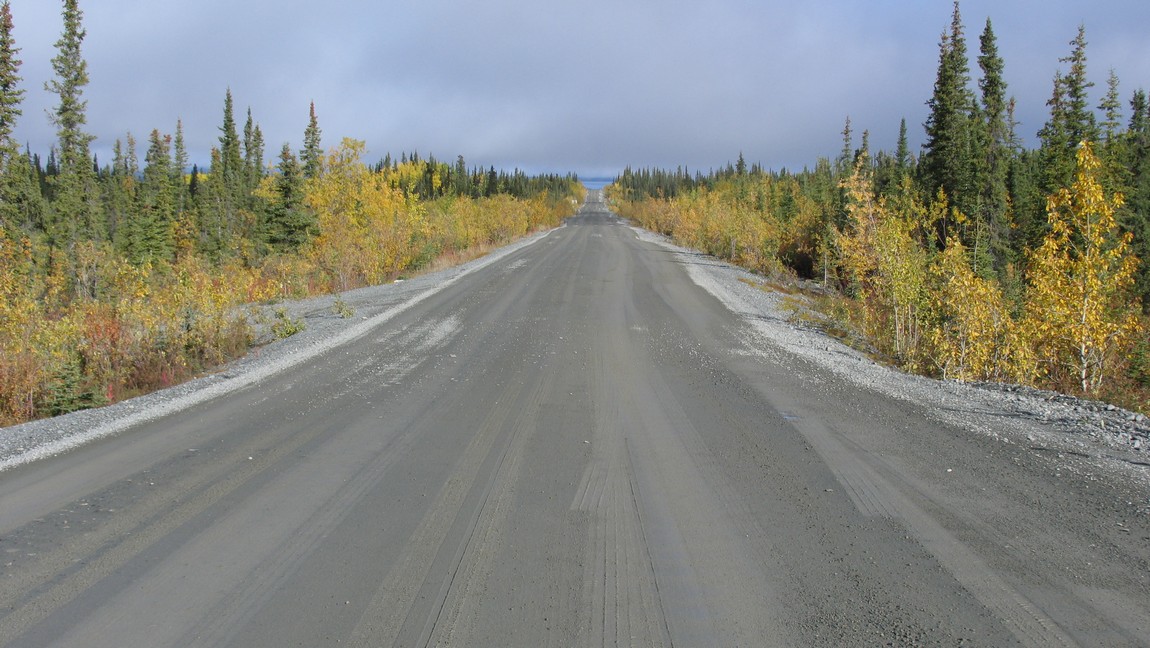 Road to Lake Louise
