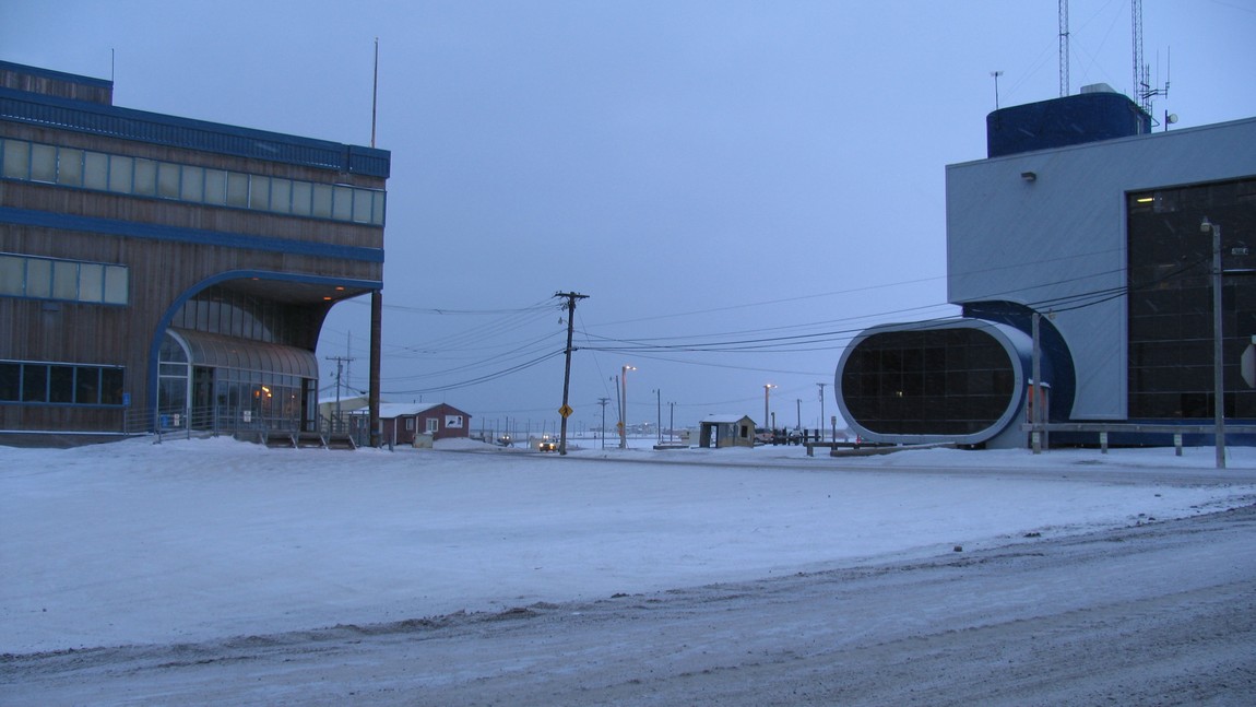 Modern buildings