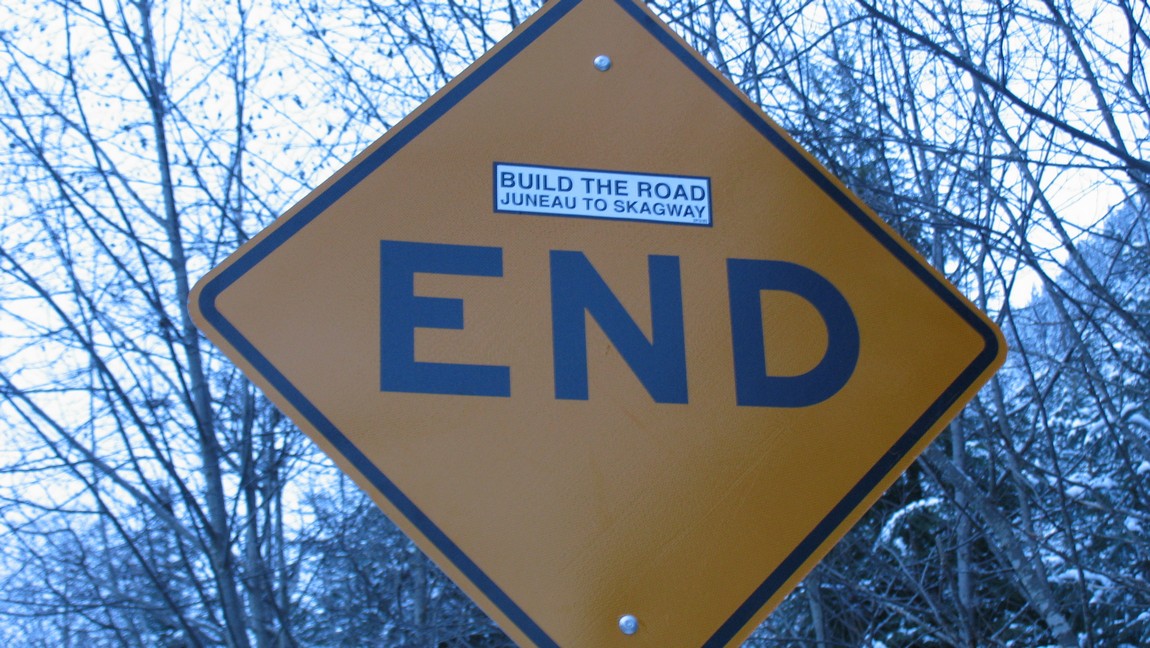 End of the Glacier Highway