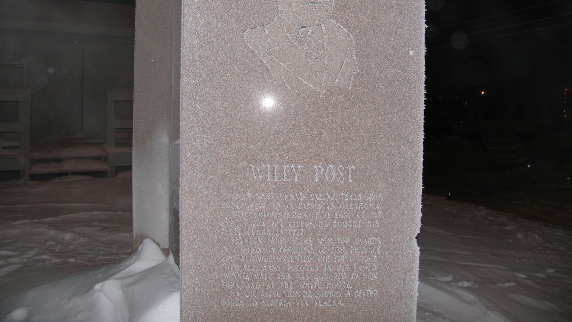 Will Rogers and Wiley Post memorial