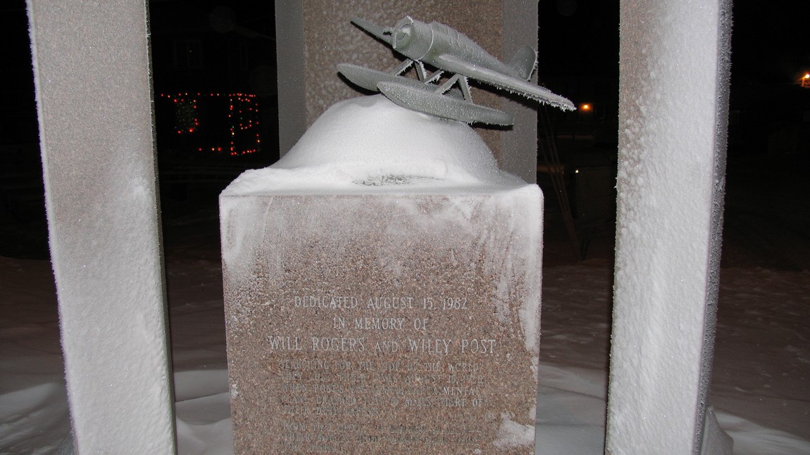 Will Rogers and Wiley Post memorial