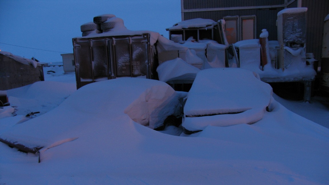 Snow drifts