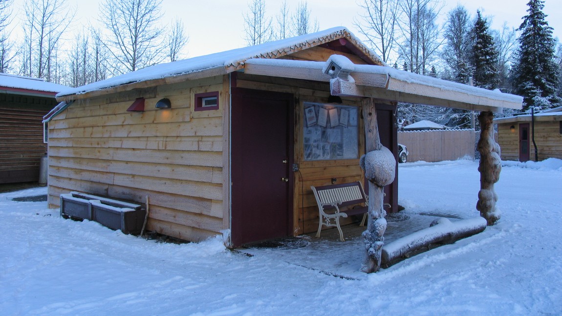 Bathroom and shower building