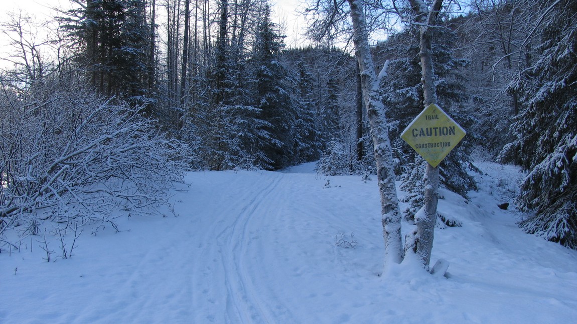 Trail at the end of the Hope road