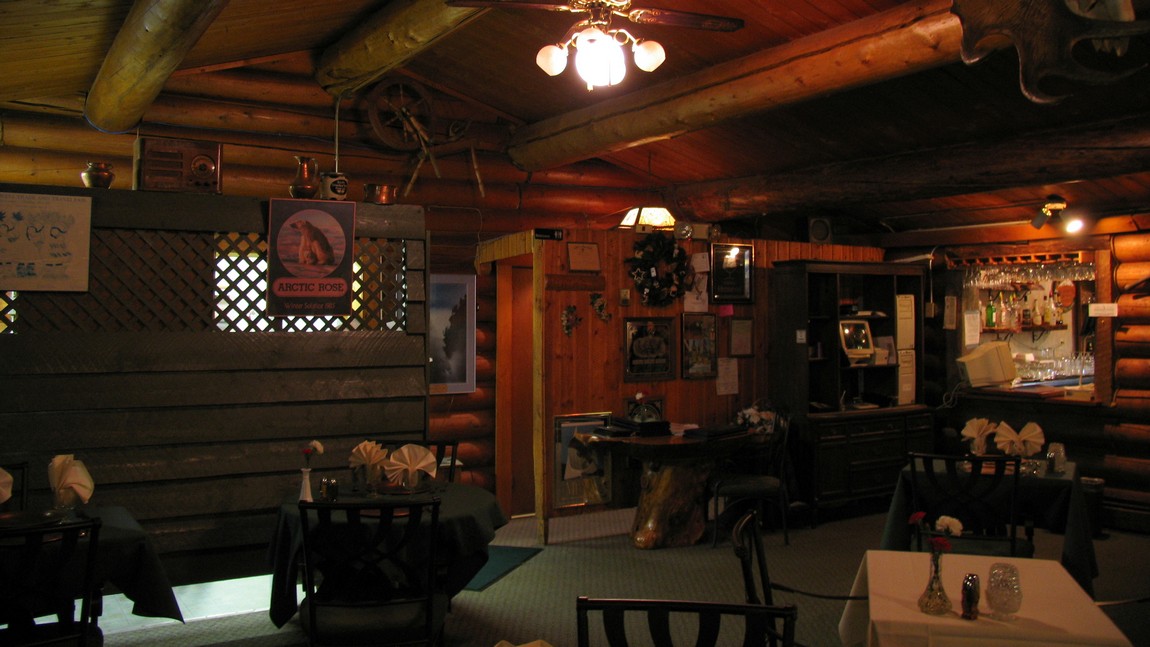 Inside the Two Rivers Lodge