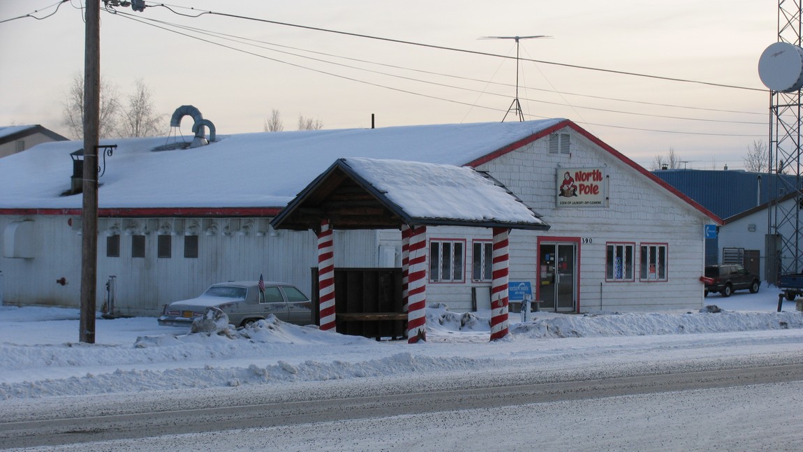 Driving in North Pole