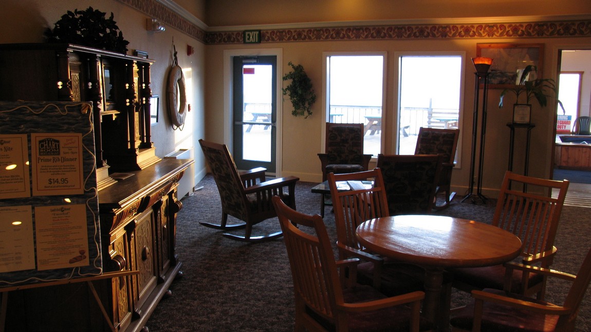 Lobby of the Lands End Hotel