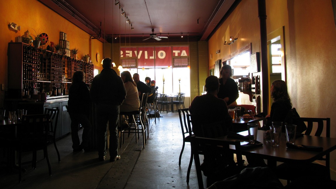 Eating at Fat Olive's