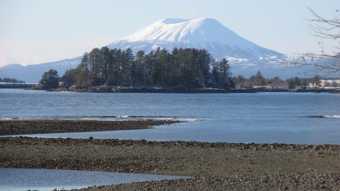 Mount Edgecumbe volcano
