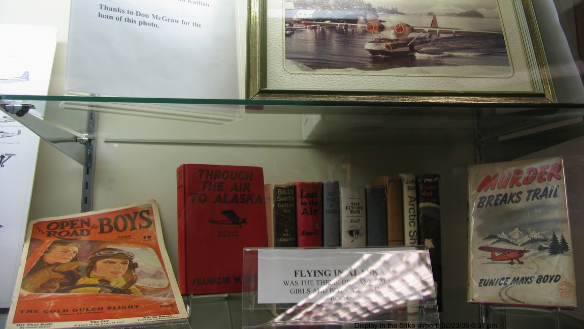 Display in the Sitka airport