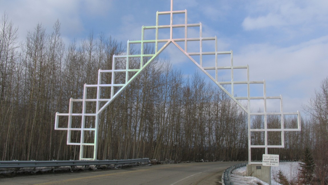 Solar Borealis sculpture