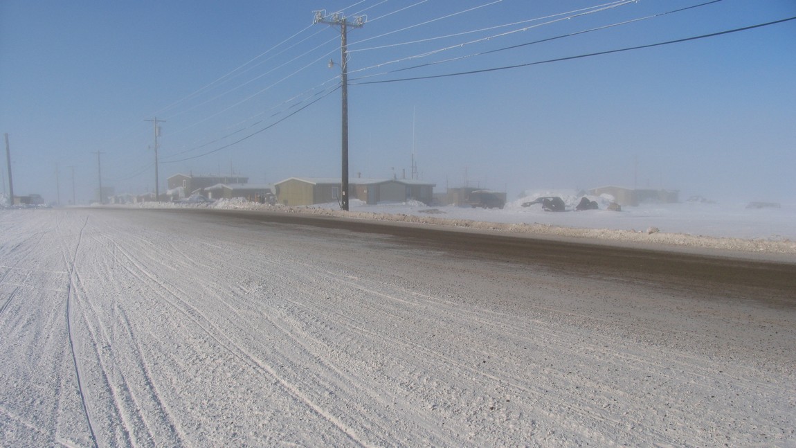 Temperature in the negative teens