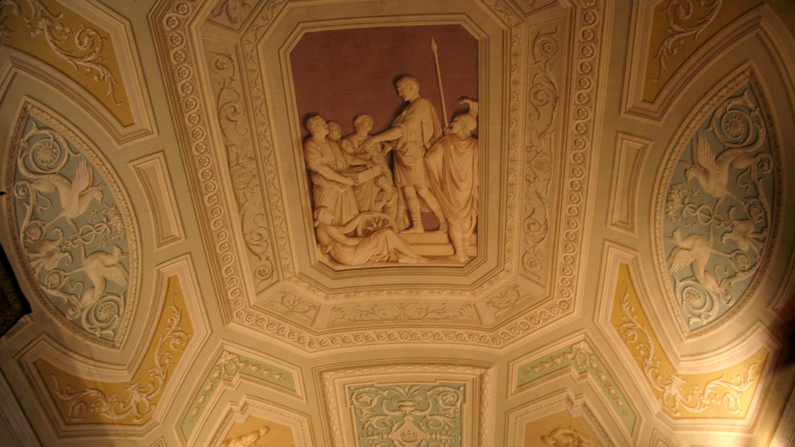 Painting on the ceiling