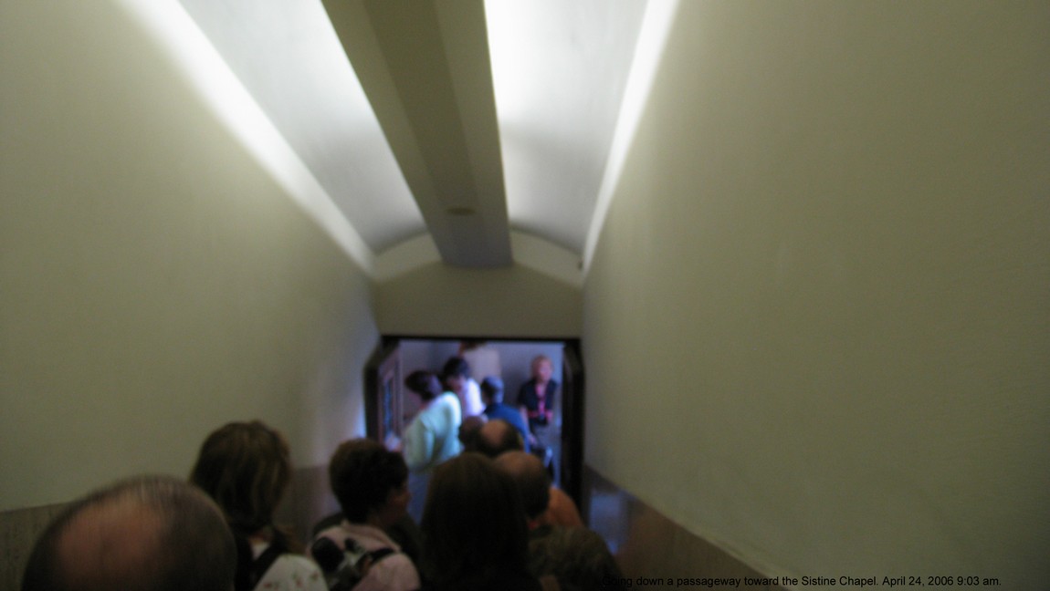 Entrance to the Sistine Chapel