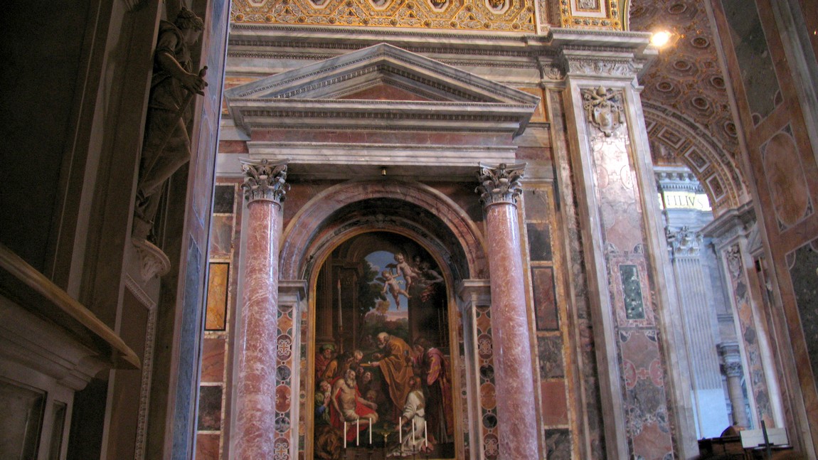 Inside Saint Peter's Basilica