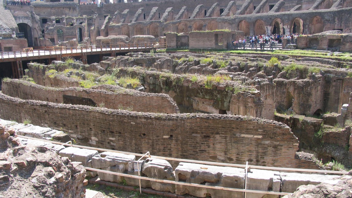 Inside the Colosseum