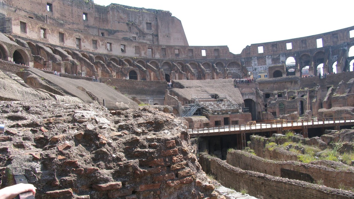Inside the Colosseum