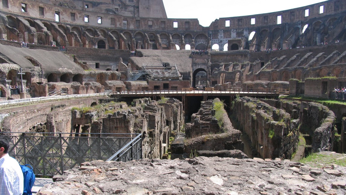 Inside the Colosseum