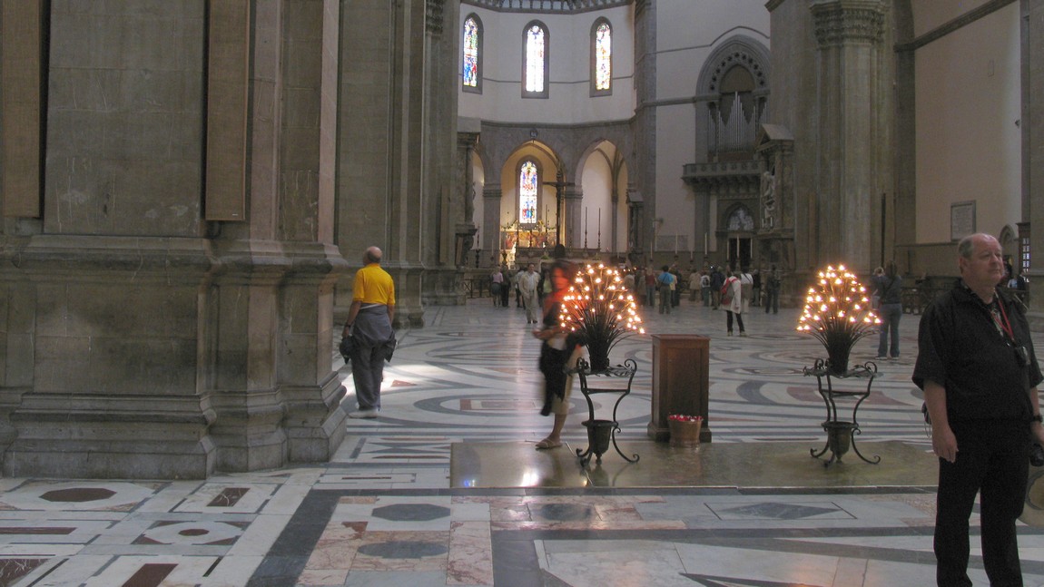 Inside the Duomo