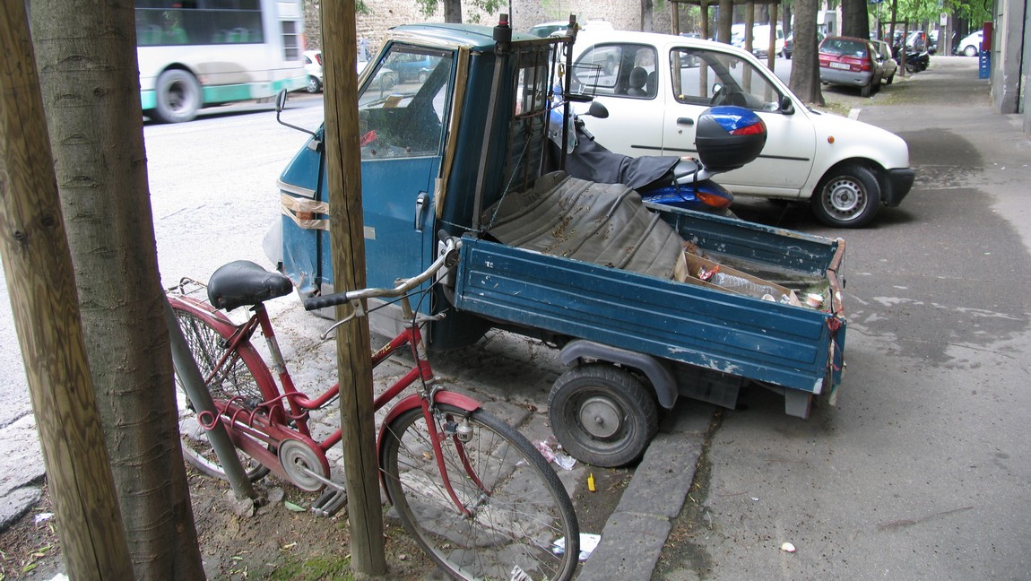 Bit larger than a bicycle