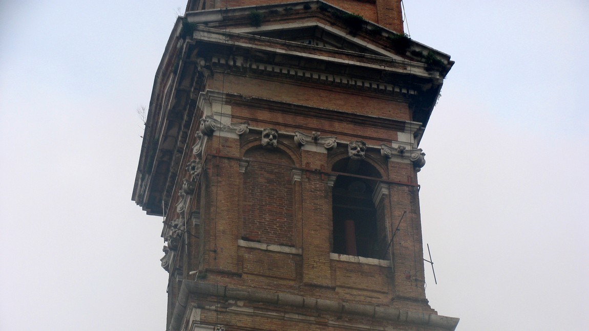 Top of the Burano bell tower