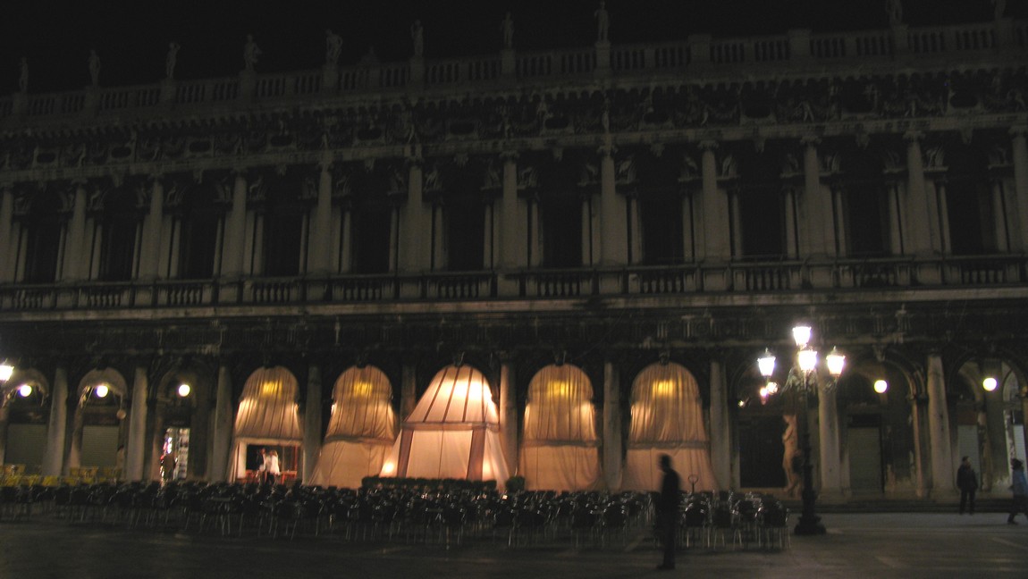 Saint Mark's Square at night
