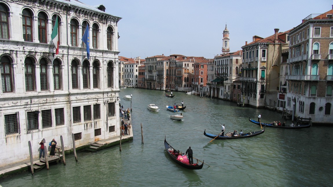 View from the Rialto Bridge