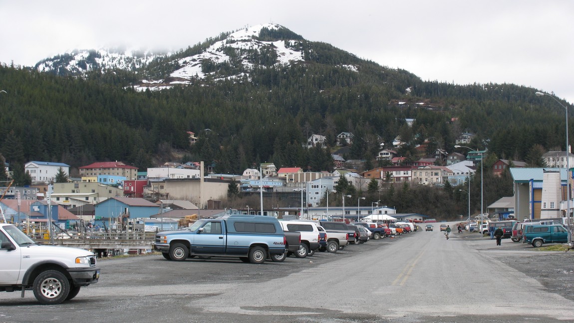 Walking near Cordova Small Boat Harbor