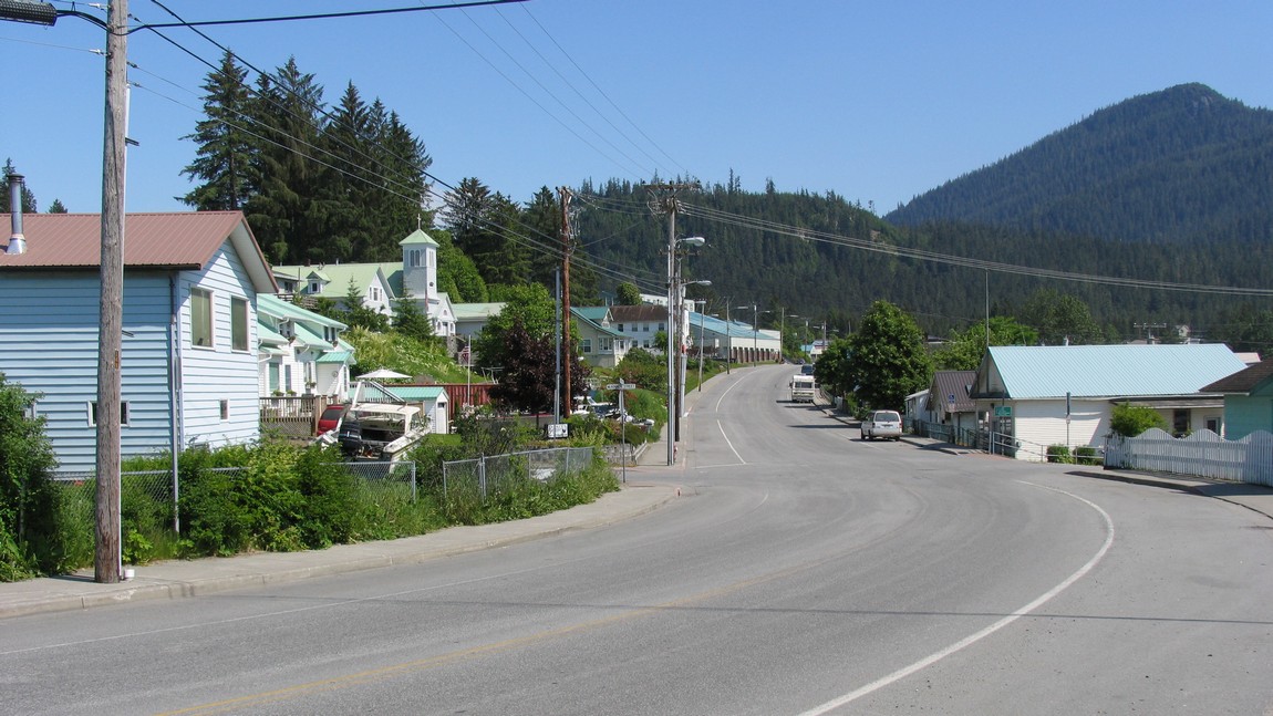 Walking north of town