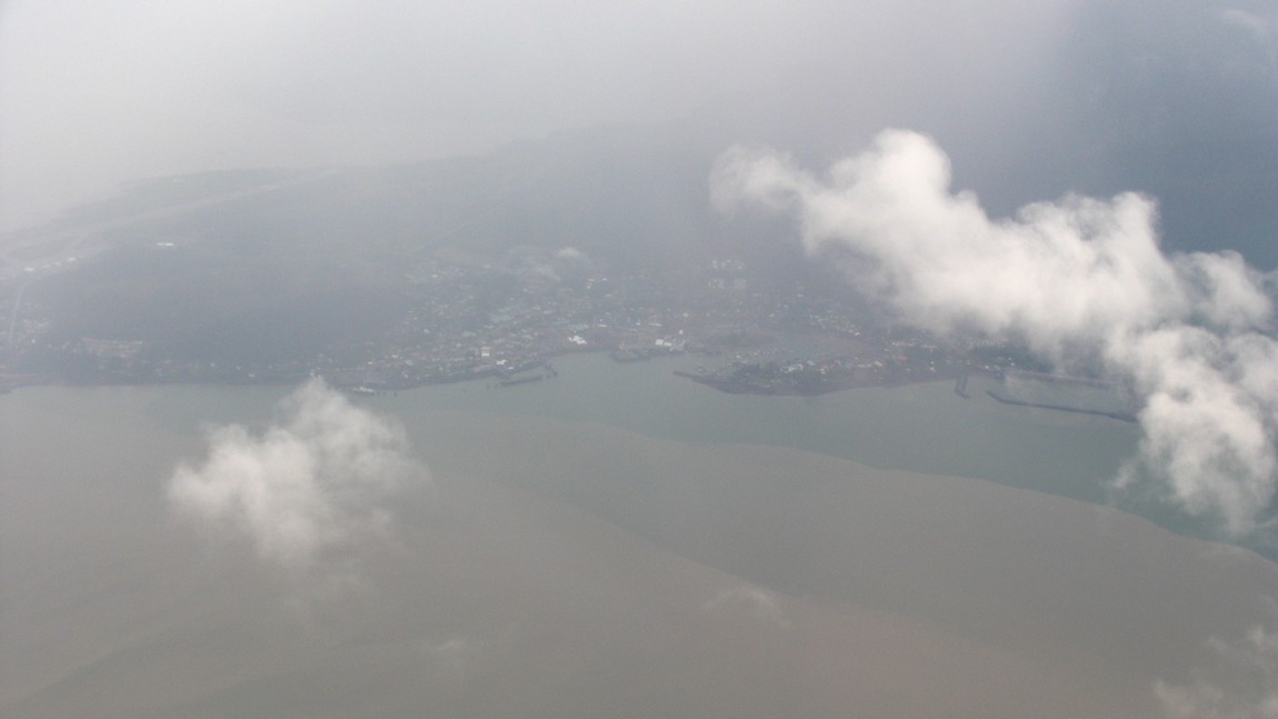 Wrangell from the air