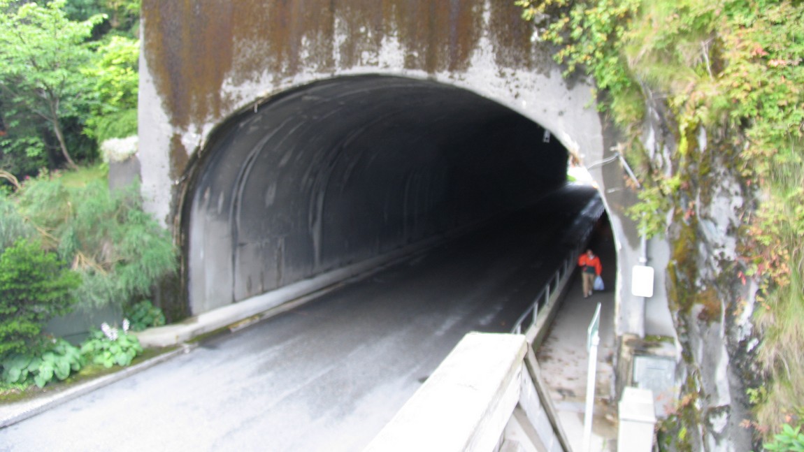 Small tunnel near downtown