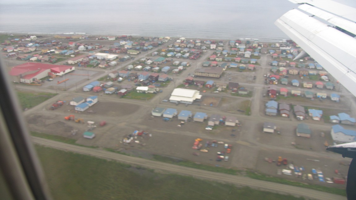 Flying into Nome