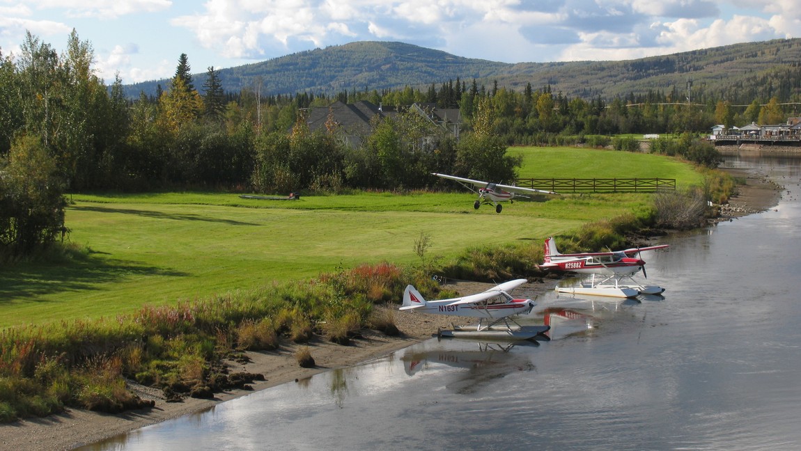 Super Cub taking off