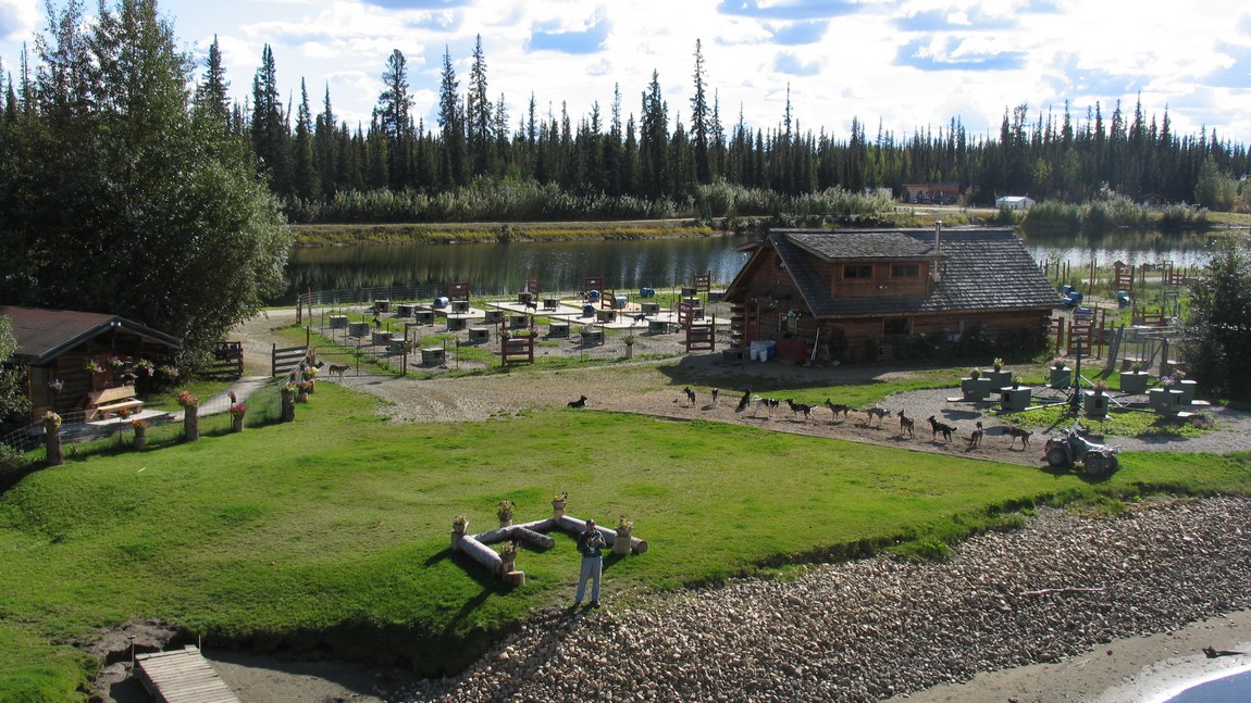 Dog kennel run by Susan Butcher