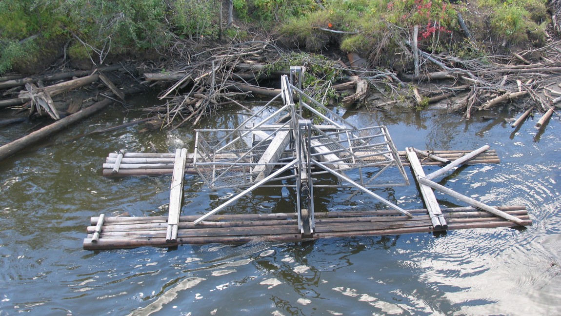 Fish wheel on the Chena River