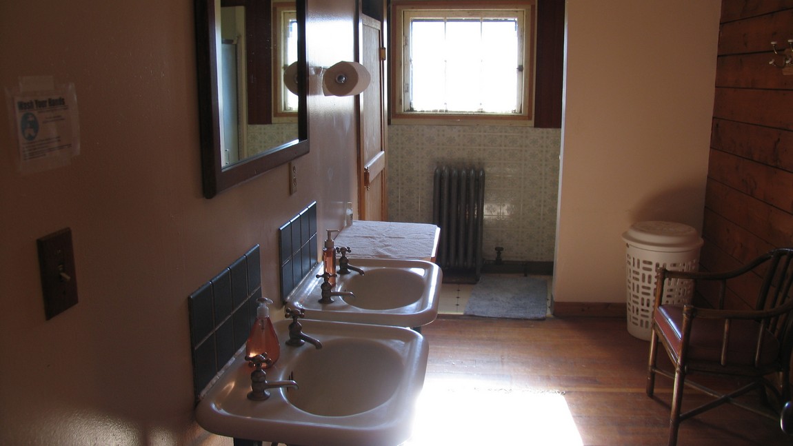 Inside Old F. E. Camp hotel