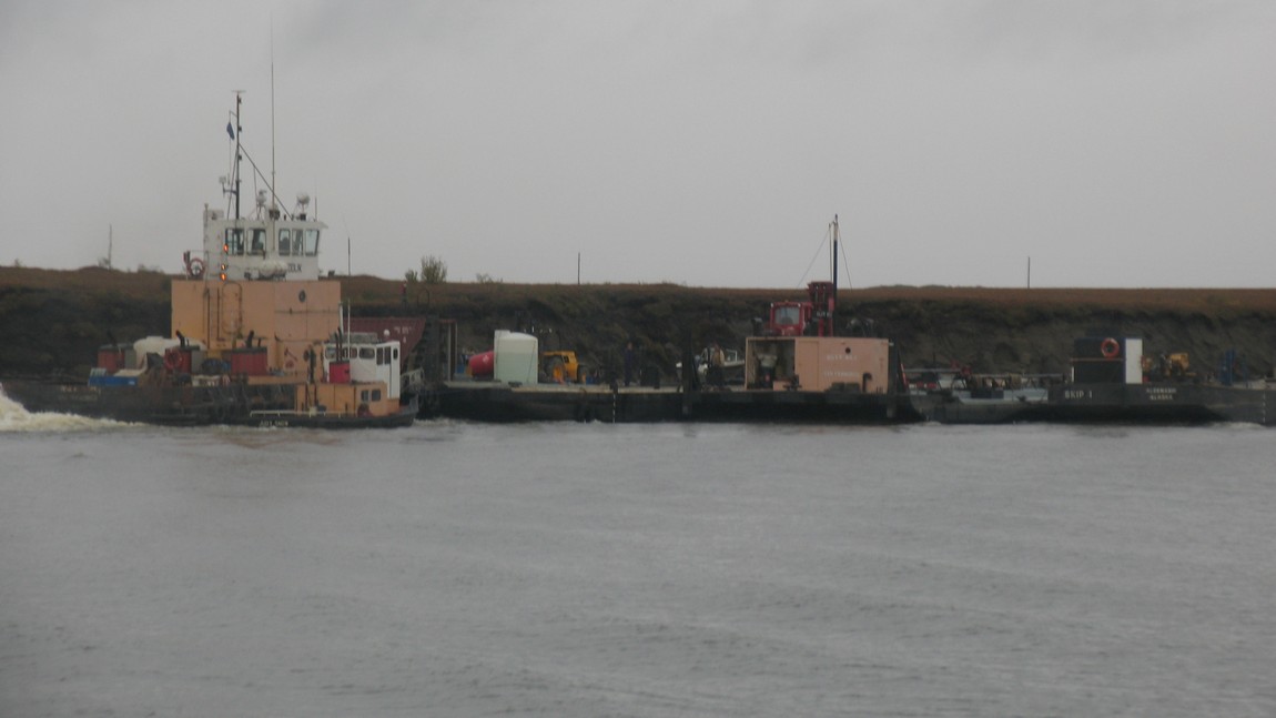 Barge near Bethel