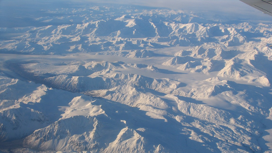 Eastern edge of the Alaska Range
