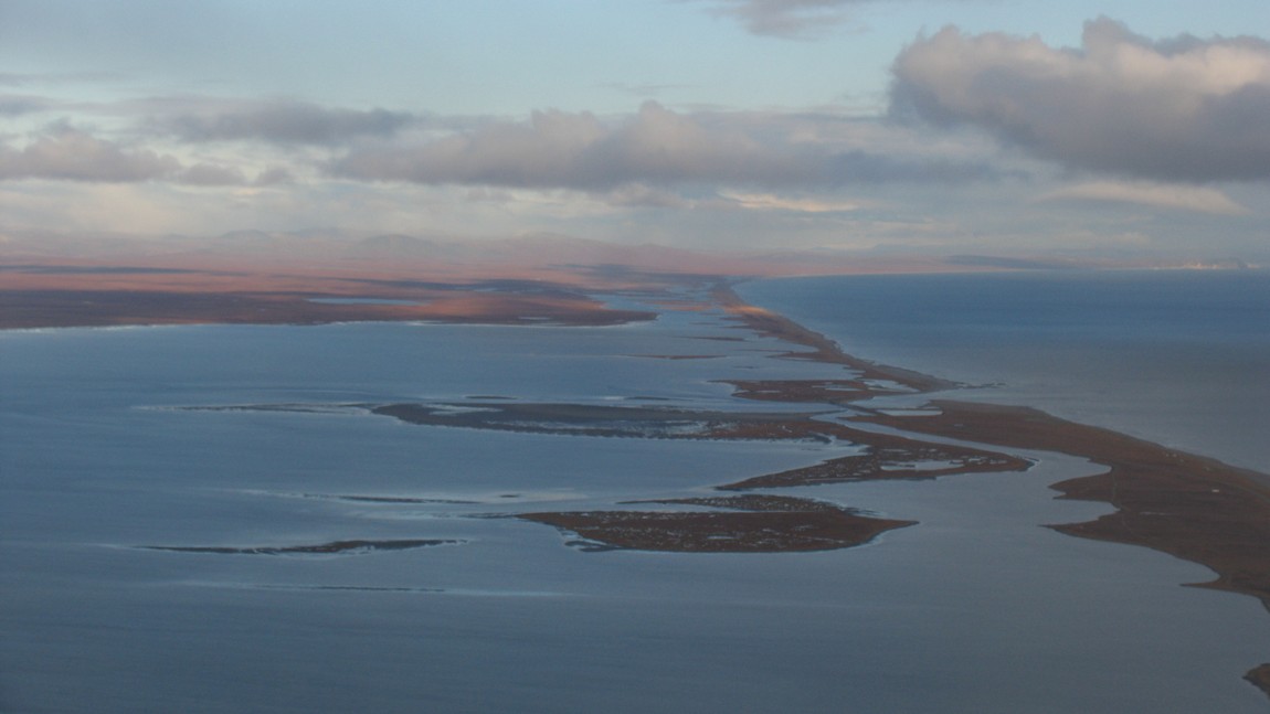 Looking back away from Nome