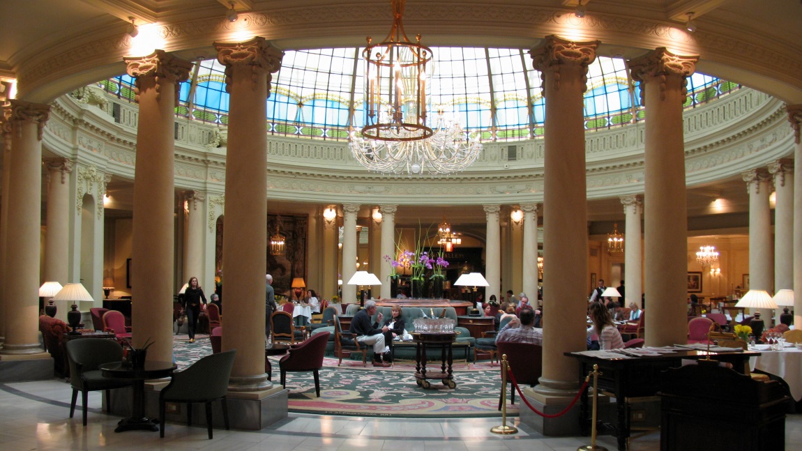 Inside the Palace Hotel