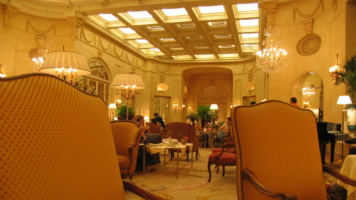Inside the Ritz Hotel