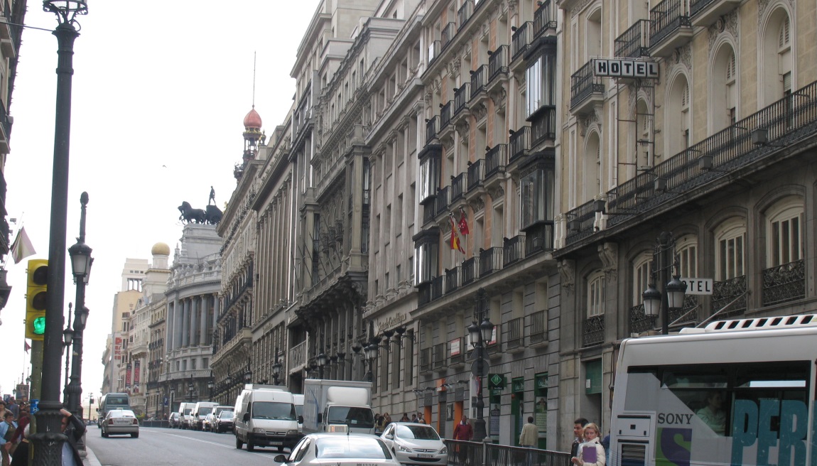 Looking up Calle de Sevilla