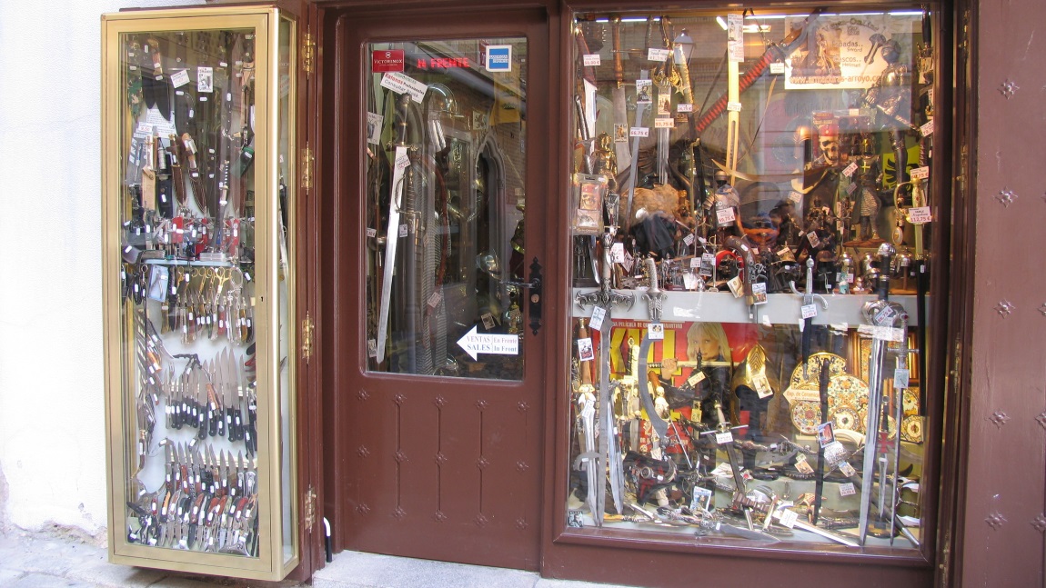 Window shopping in Toledo